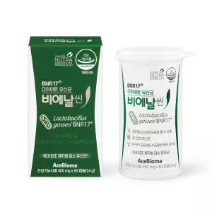 비에날씬 BNR17 다이어트 유산균 60캡슐 1개