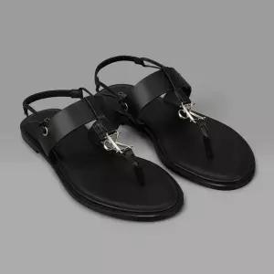 [Calvin Klein Jeans ACC](강남점)여성 필로메나 라운드 플랫 썽 샌들(HW02926-0GJ)