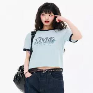 [체이스컬트] [3Color] W 링거 반팔티