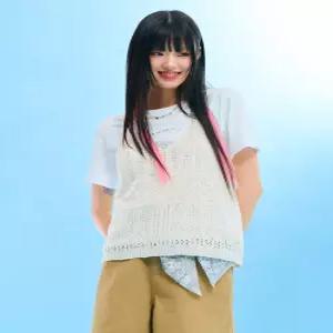 [체이스컬트] [3Color] W 뷔스띠에 스웨터