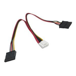 Hikvision DAHUA 미니 VCR IP 카메라용 SATA 전원 케이블 CCTV 하드 디스크 VH3.96 4 핀 1To2 2 포트 20cm