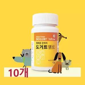 행복한 강아지 도거트 옐로우 애견유산균 70g 10개