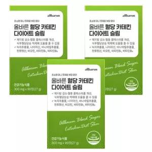 [단비] 올바른 혈당 카테킨 슬림 90정 x 3개
