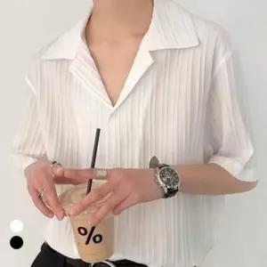 남성 반팔 셔츠 여름 남자셔츠 남자 남성 정장셔츠반팔 여름 남방 반팔셔츠 세미정장셔츠