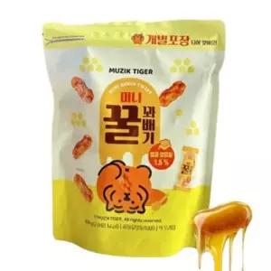 효성 개별포장 미니 꿀 꽈배기400g 과자 간식 1봉지