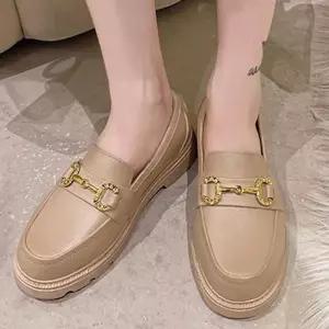 [룽스_62]캐주얼 뮬 금 장식 디자인 단화 블로퍼