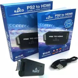 플레이스테이션 2용 카이코 에디션 HDMI 어댑터 PS2에서 변환기 모든 콘솔용 플러그 앤 케이블 Phat과 Slim