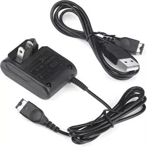 LBSC 닌텐도 DS 충전기 게임보이 어드밴스 SP용 AC 어댑터 및 시스템 USB 월 여행용 전원 코드와 호환됨