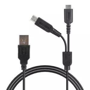 CSTESVN 2 in 1 Nintendo DS Lite용 USB 충전 케이블 새로운 3DS XL/LL DSi 호환되지 않음