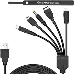 닌텐도 DS 라이트/Wii U/뉴 DSi XL/LL NDS/게임보이 어드밴스 SP PSP 1000 2000 3000 케이블 타이가 있는