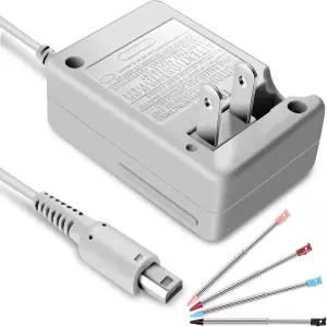 닌텐도 3DS/새로운 XL/DSI/DSI 100-240V 벽 플러그 어댑터와 호환되는 충전 키트 LL용 금속 접이식