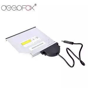 CD롬 플레이어 DeepFox USB 20 SATA 케이블 CDDVD-ROM 드 드라이버 어댑터 PC 노트북 노트북용