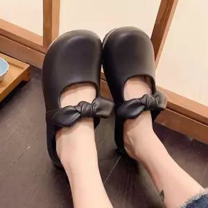 [라일리] Rly LKCR11 둥근코 리본 슬리퍼