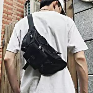 스트링 포켓 포인트 매신져백 공용 슬링백 패션가방