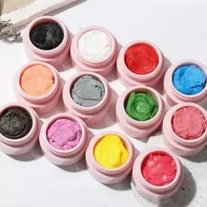 쪼물쪼물 DIY 파츠 3D 엠보 클레이 젤 10색 클레이젤 쪼물젤 (W8F873B)