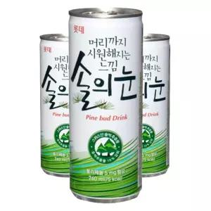 솔의눈 솔음료 240mlX30캔 기타음료 소나무음료 롯데 롯데칠성