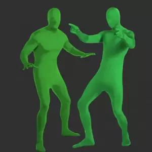 크로마키 분리형 특수효과 쫄쫄이 촬영용 전신 의상