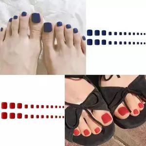 네일아트 발톱 연장 무광 매트 패디팁 24p 14종 패디네일 네일아트재료 (W8E81FA)
