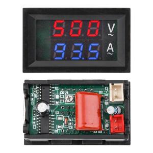 AC 50-500V 디지털 LCD 전압계 전류계 10A 50A 220V 측정기 테스터 감지기 변압기