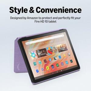 Amazon Fire HD 10 태블릿 보호 커버(13세대 태블릿에만 호환 년 출시) Lilac