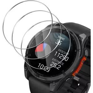 가민피닉스 Garmin Fenix ？？8 51mm 47MM 43mm 보호 필름 Anti-Scratch Clear HD 25D 9H 프리미엄 3pc 화
