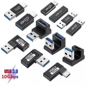 [호환] 범용 USB 3.0 OTG 유형 C 어댑터 남성 USB-A 여성 변환기 Macbook Huawei Samsung  Ipad 커넥터