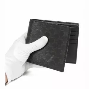 셀린느 MUST IT_ 26SS BI-FOLD WALLET IN TRIOMPHE CANVAS 10B652BQB 38NO) 트리옹프 바이폴드 반지갑)