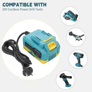 20V 무선 도구용 AC ~ 18V DC 변환기 - 스마트 보호, EU 플러그, 미끄럼 방지 디자인