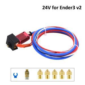 3D 프린터 Ender 3 금속 J 헤드 CR10 MK8 핫 엔드 압출기 키트 Pro V2 5 용 열 블록 노즐 히터 서미스터
