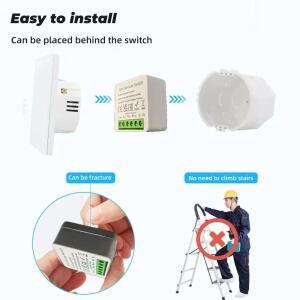 무선 스마트 스위치 조명, 벽 패널 리모컨 미니 릴레이 리시버, 가정용 LED 램프 선풍기, 433Mhz RF 86