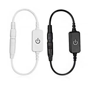 DC 12V 24V LED 스트립 터치 디밍 밝기 제어 단순 디머 스위치 컨트롤러 (5050 3528 2835 단일 색상용)