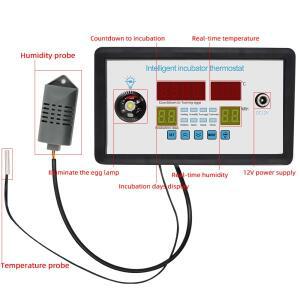 12V/220V 미니 스마트 온도 조절기 자동 인큐베이터 제어 시스템 농장 닭 오리 거위를위한 습도