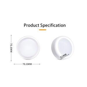 멜러리 LED 야간 조명 접착 스티커 배터리 조광 가능 다색 캐비닛 침실 주방 욕실 서랍 램프 벽