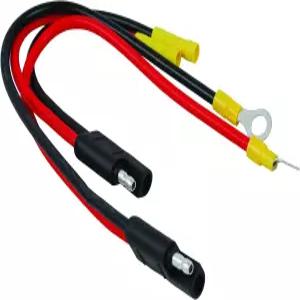 attwood 14367-6 헤비 듀티 트롤링 모터 퀵 커넥터 2-와이어 10 게이지 2개 세트 원 사이즈