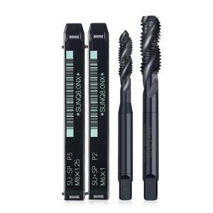 YAMAWA 기계 SpiralTap M2 M3 M4 M5 M6 M8 M10 코발트 도금 나사 스레드 탭 정복, 스테인레스 스틸