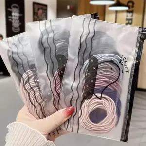 [룽스_62]여성 데일리 머리끈 머리고무줄 100P