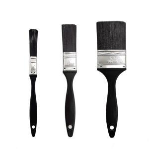 3pcs 두꺼운 페인트 브러시 균일하게 적용 청소 도구 플라스틱 손잡이 단단한 벽 벽화