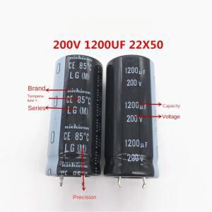 니치콘 전해 캐패시터 일본 하이 퀄리티 1 개-20 개 200V1200UF 22X50 200V