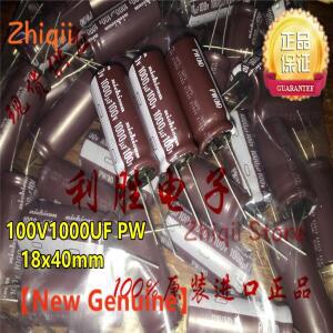1000uF 100V 니치콘  100V1000UF 18x40mm 전해 커패시터 고주파 저저항 5 개 10