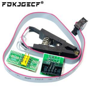 업데이트 버전 SOIC8 SOP8 EEPROM 93CXX  25CXX 회로 내 프로그래밍  2 어댑터용  클립