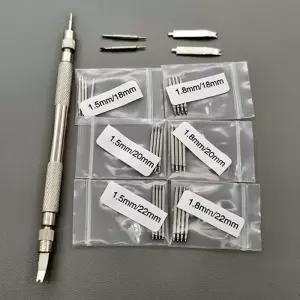 시계 수리 포크 스트랩 케이스 백 도구 24PCS 22mm 스프링 바 양면 세트