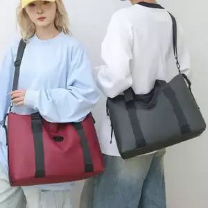 탈부착 스트랩 숄더 크로스백 심플 로고 스포츠 가방 남녀공용 데일리백 여행가방