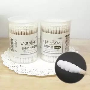 [룽스_62]원형 가정잡화 회오리면봉 400P 위생면봉