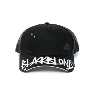 [블랙블론드]BBD Graffiti Logo Trucker Mesh Cap (Black)