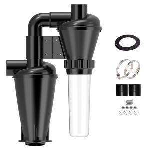 이중 여과 사이클론 집진기  DIY 터보 충전 목공 필터  산업용 분리기  수집기 캐니스터  50mm  2 인치