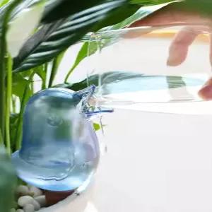 자동 꽃 waterer 식물 자체 급수 물 풍선 새 모양의 손으로 불어 플라스틱