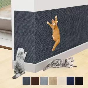Trimmable 고양이 긁는 매트 Scratcher 소파 테이프 트 자체 접착 카펫 스크래치 보드 액세서리