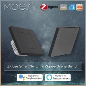MOES Star Ring Tuya Smart ZigBee3.0 푸시 버튼 스위치장면 스위치 Life APP 원격 제어 Alexa Google과 함