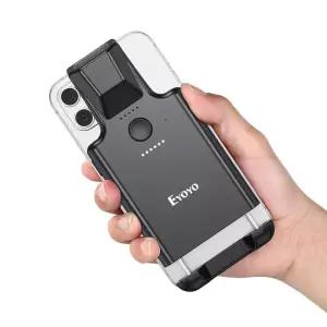 Eyoyo EY-017 휴대용 블루투스 바코드 스캐너 2D 백 클립 데이터 매트릭스 1D QR 리더 안드로이드 IOS