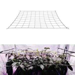성장 텐트용 메쉬 트렐리스 그물 식물 지지대 탄성 ScroG LST HST 네트 후크 박스 키트 저 스트레스 훈련 4